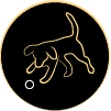  dog playing icon