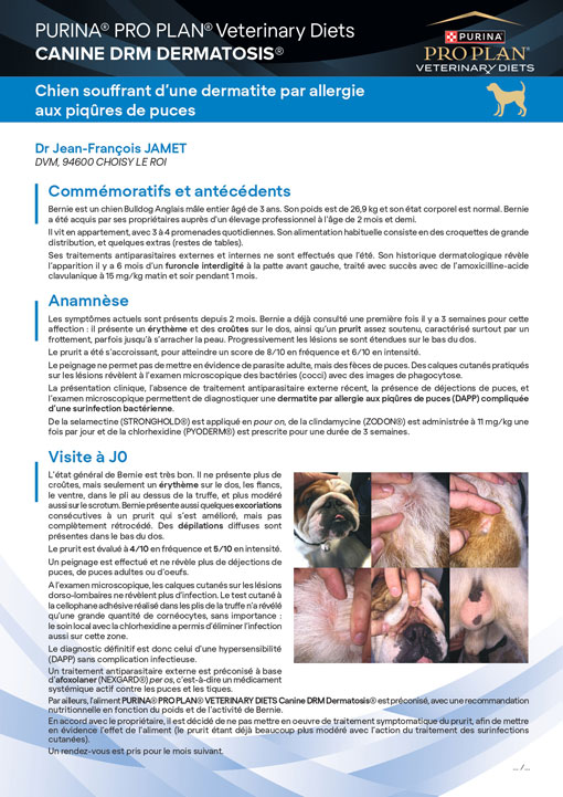 PPVD Canine DRM Flea allergies