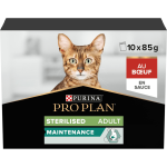 PURINA® PRO PLAN® Adult STERILISED MAINTENANCE au Bœuf en Sauce
